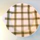 Moulin des Loups pie dish green tablecloth model / 50s-60s
