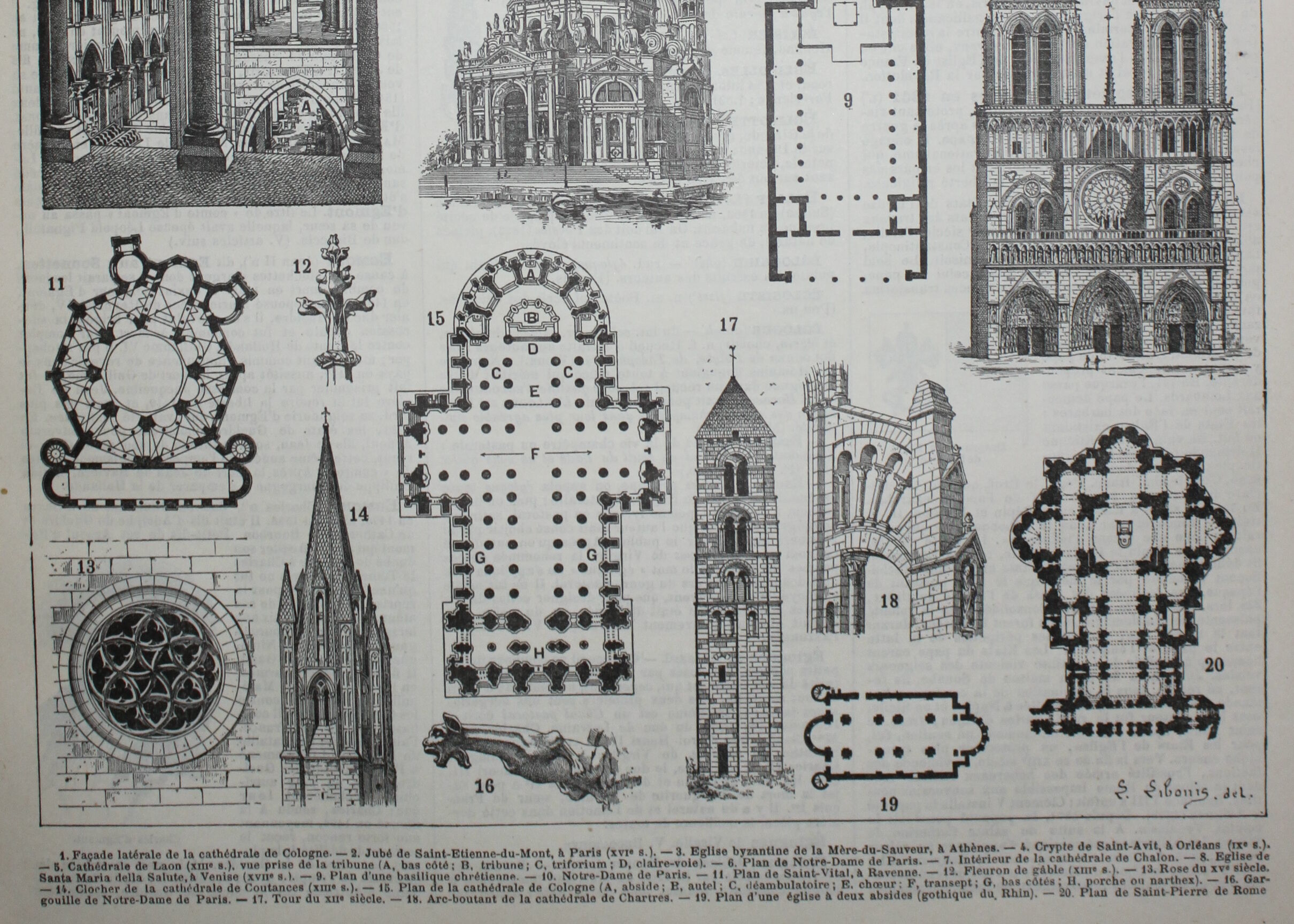 Engraving • Church, cathedral, religious • Original lithograph from 1898