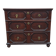Jacobean style wooden chest of drawers