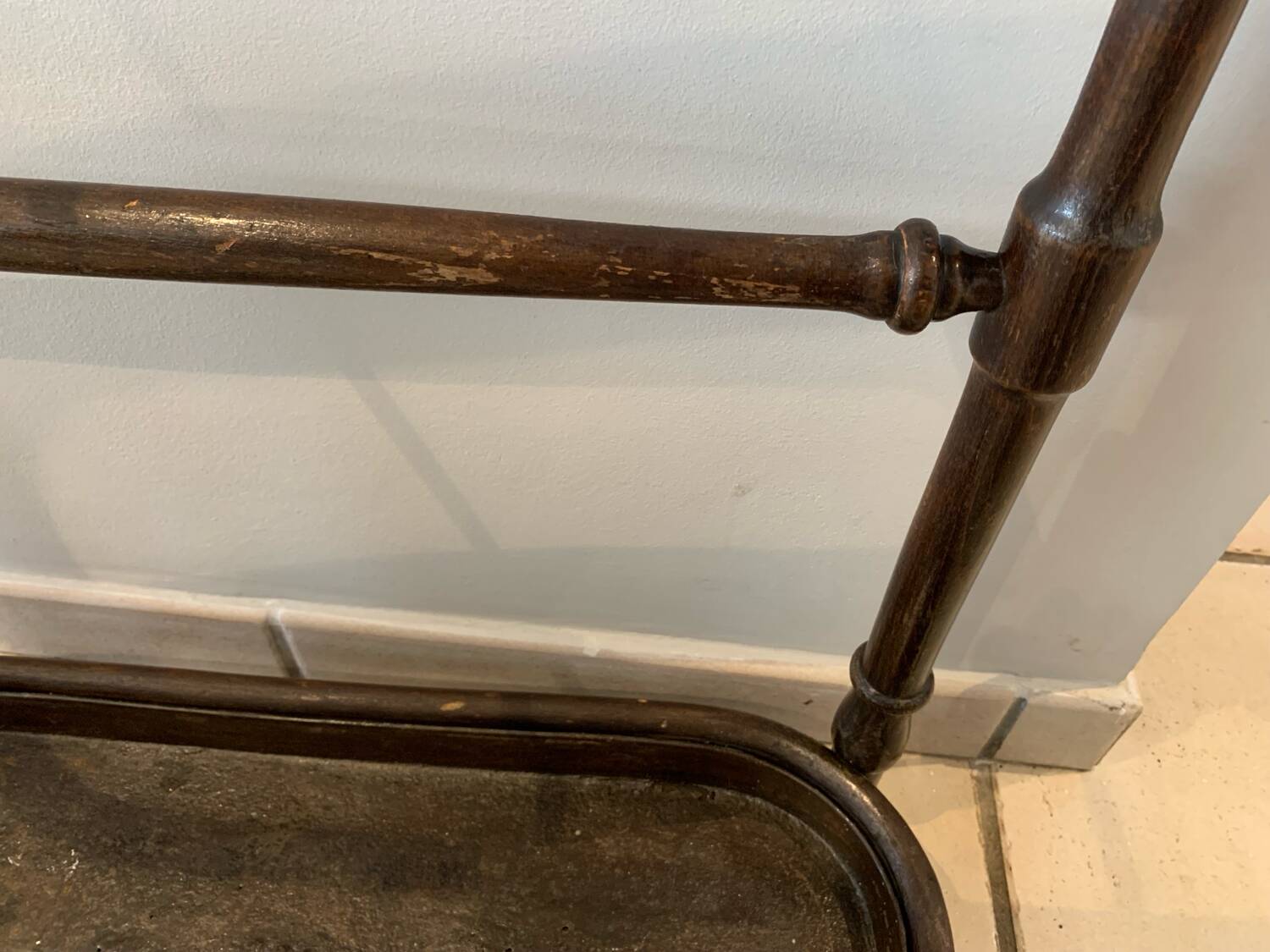 Wooden umbrella stand Fischel