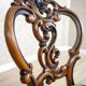Chaises en noyer vintage vert clair, années 1890, ensemble de 5