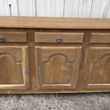 Solid Oak Sideboard Mid 20th Century