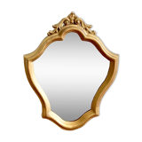 Golden mirror baroque style 35x28 cm