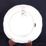 Cubist decorative plate, girl with pitcher, signed Savioli