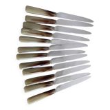 Set of 12 vintage stainless steel knives