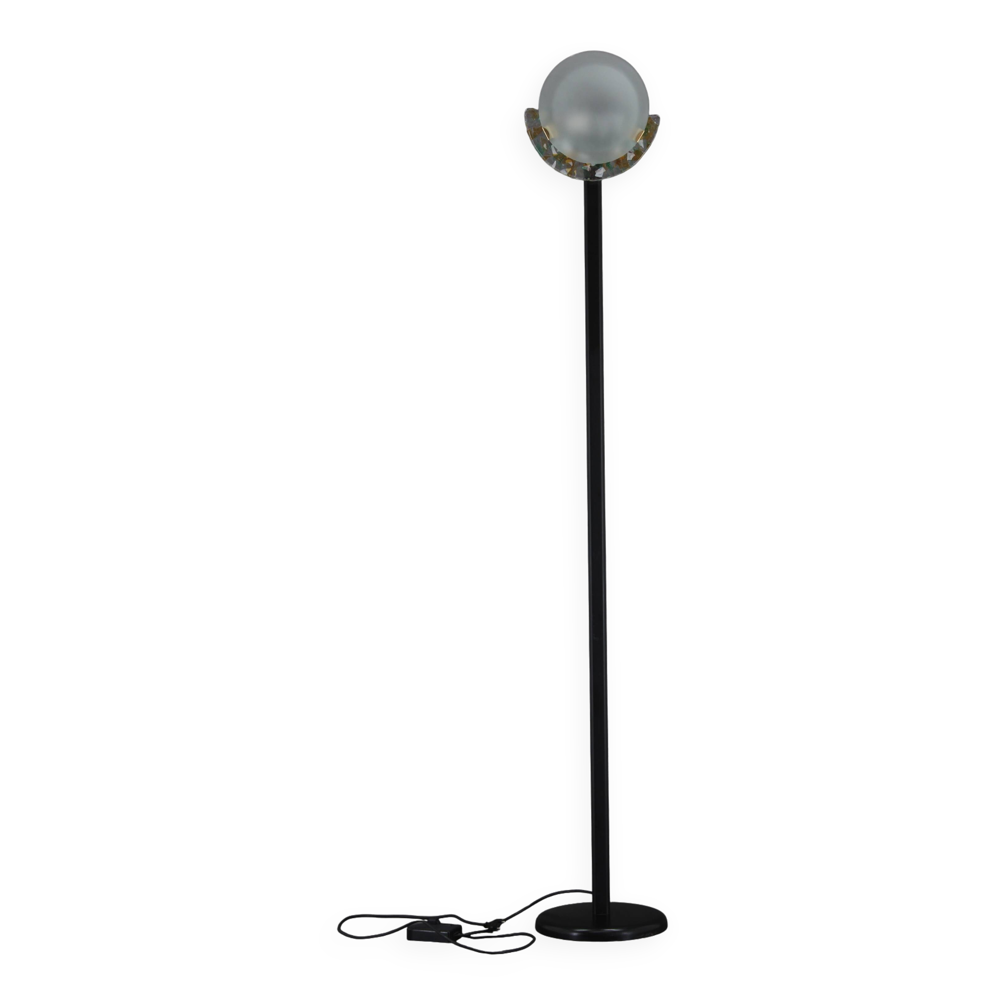 1980 Murano Glass Floor Lamp, Italy