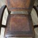 Leather and teak armchairs, by Angel Pazmino, circa 1960.