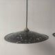 2 enamelled sheet metal suspensions