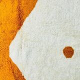 Handmade pure wool Beni Ouraine rug, size 250 x 250 cm