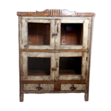 Vaisselier en teck birman ancien