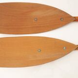 Pair of wooden oars / paddles