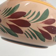 Vase ceramic ball, hand-painted, signed Henriot Quimper France 20th century