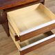 Freestanding Dutch writing desk in rosewood by Kho Liang Ie for Fristho 60s