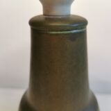 Danish green/brown ceramic table lamp, estimated 1960s.