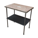 Double metal and granito console around 1920