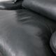 Cassina Portovenere set leather lounge chairs with ottoman