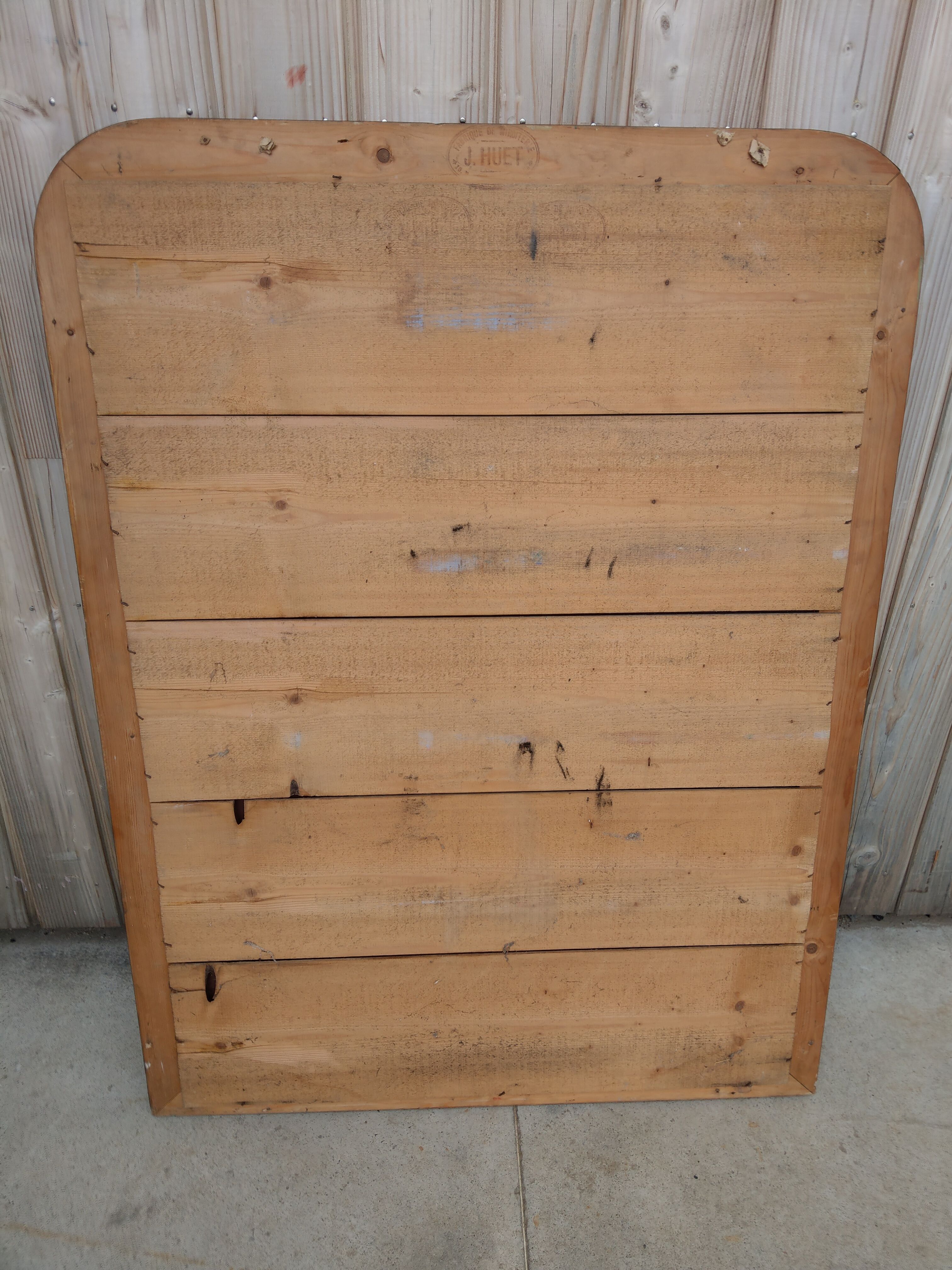 Louis Philippe mirror in mahogany 120x90cm