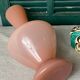 Large pink opaline vase