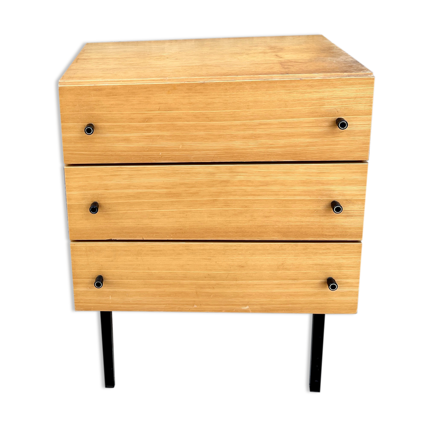 Vintage chest of drawers metal feet