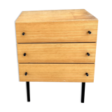 Commode vintage pieds metal