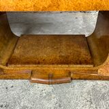 Table or desk with extensions on foot lyre Art Deco period