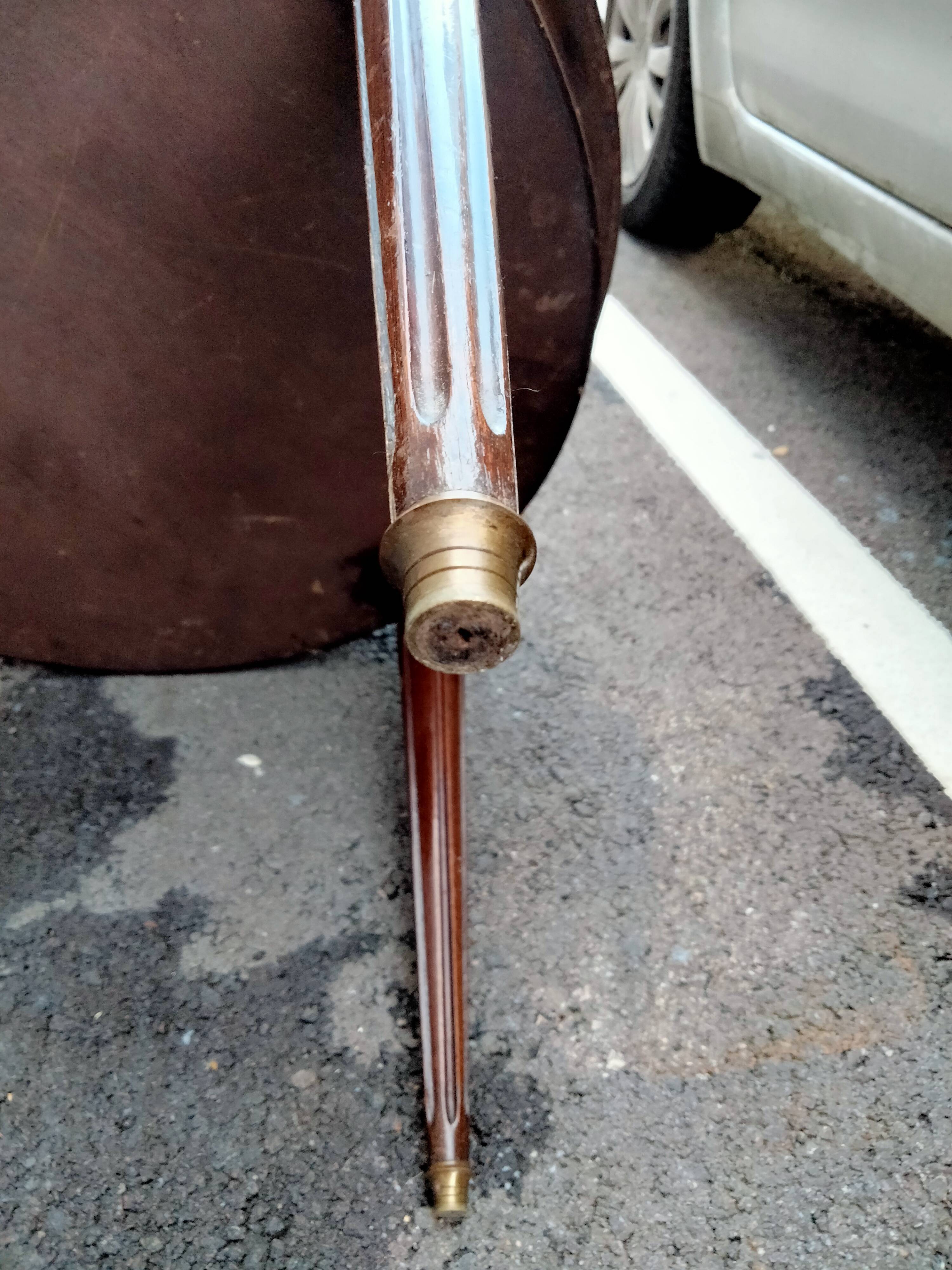 Coffee table hot water bottle marble top louis xvi old style