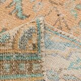 6x9 Pale Orange Oriental Vintage Rug 182x270Cm SK 21429