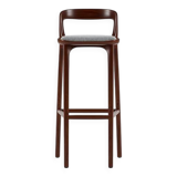 Solid wood bar stool