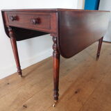Mahogany side table with shutters