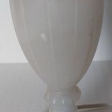 alabaster lamp with hook shade