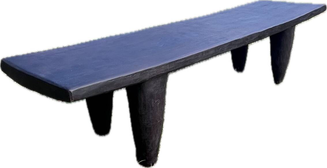 Senoufo Coffee Table XXXL (2m | 1.80m) in Solid Wood