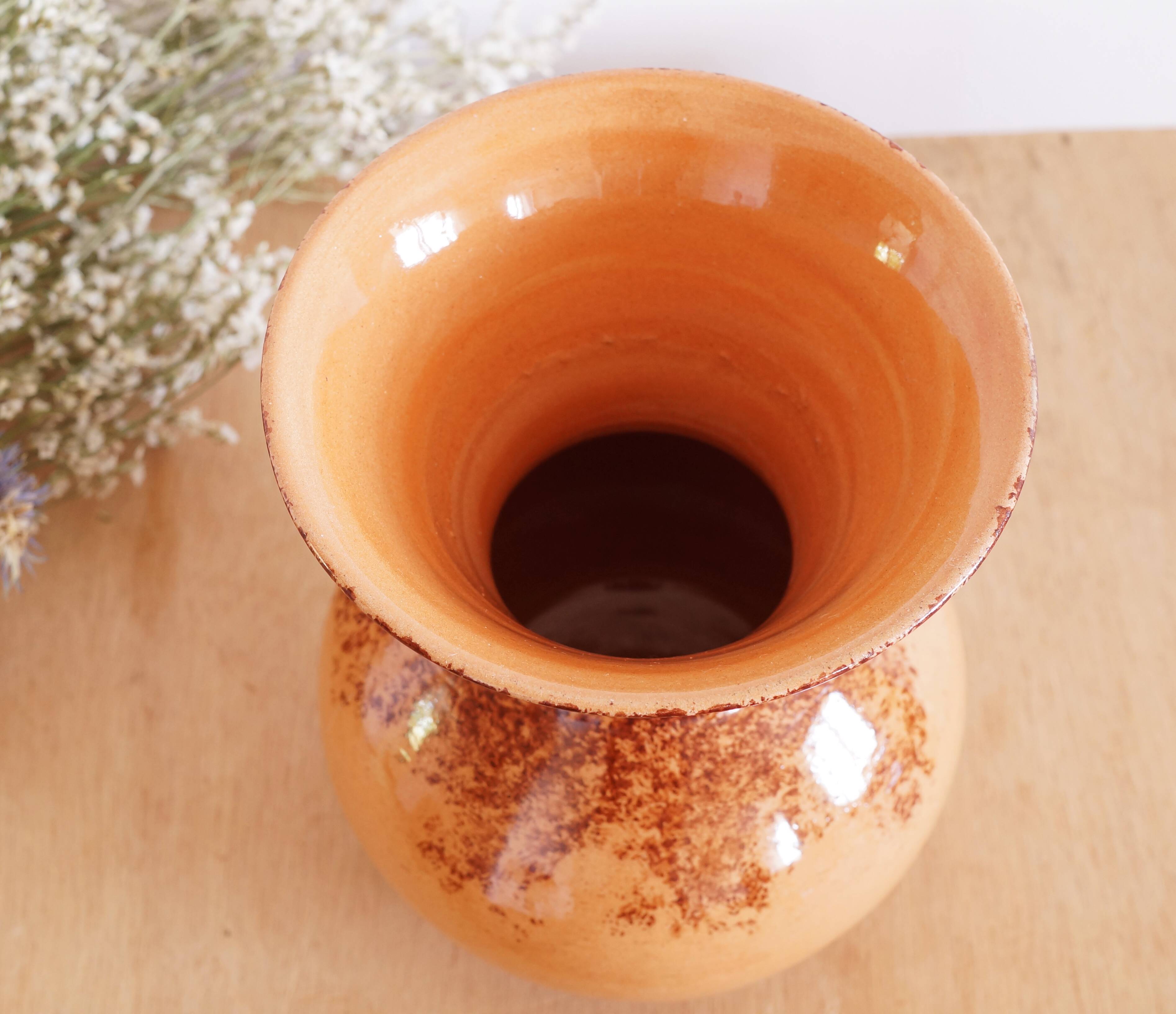 Vintage ceramic vase MYB Croix de Vie