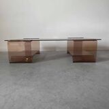 Michel Dumas plexiglass coffee table for Roche Bobois, 1970