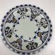 Gien earthenware plate, late 19th century
