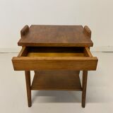 Oak bedside foot compass