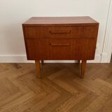 Scandinavian side table/dresser in vintage teak from the 1950s-1960s.