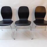 Ilmari Lappalainen - A set of three 'Columna' chairs for Asko. Ca. 1956. Fi