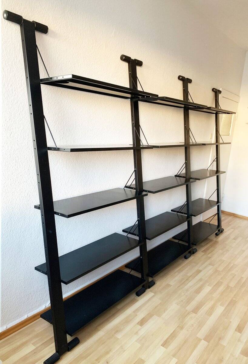 Postmodern Italian graffiti shelf by Rodney Kinsman for Bieffeplast