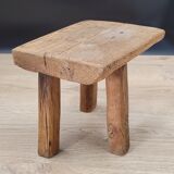 Raw tripod stool