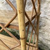 Vintage rattan shelf