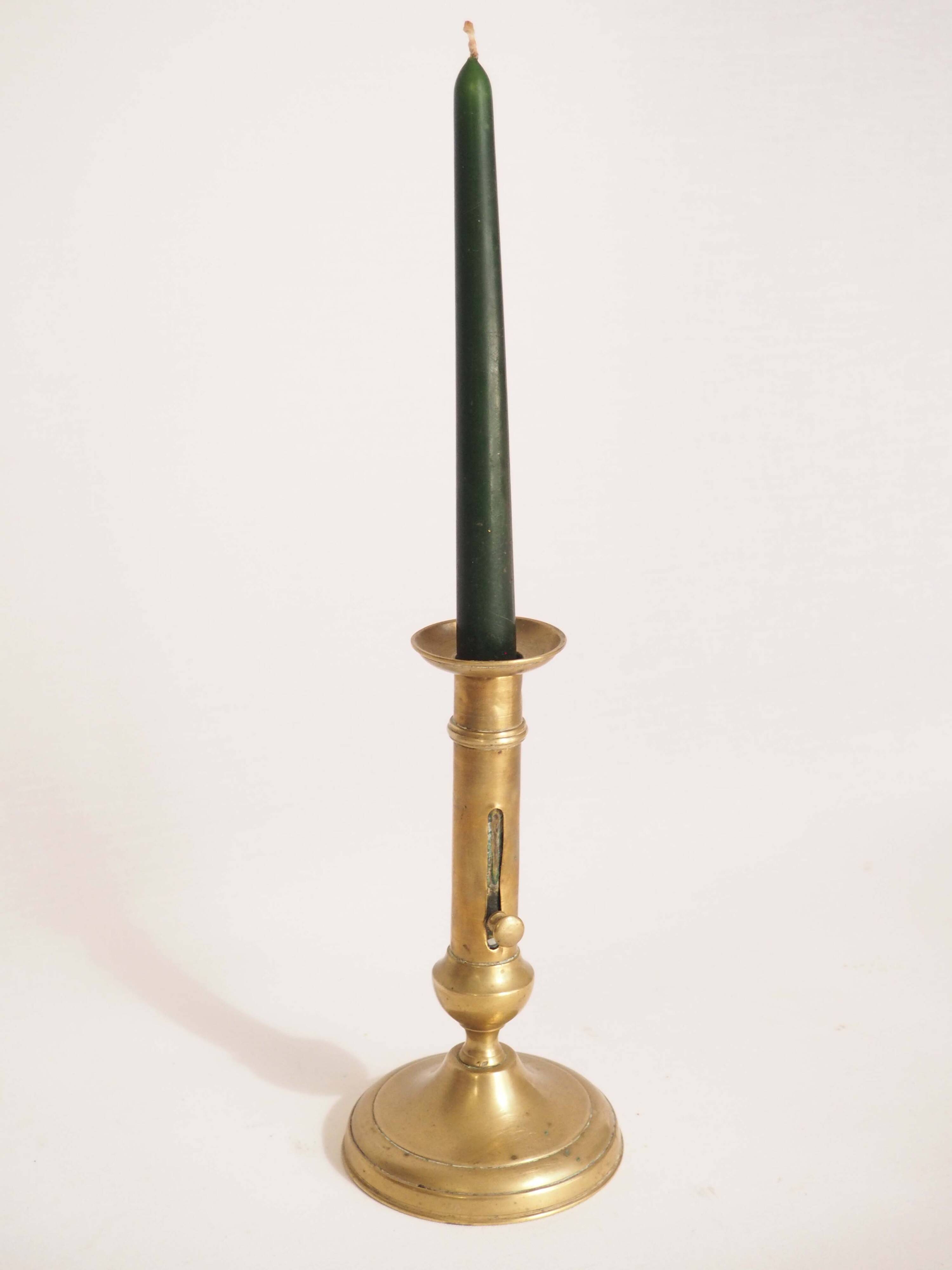 Pair of brass candlesticks