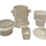 20th century white porcelain teapot