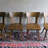 Set of four Brutalist chairs 1940s-1950s