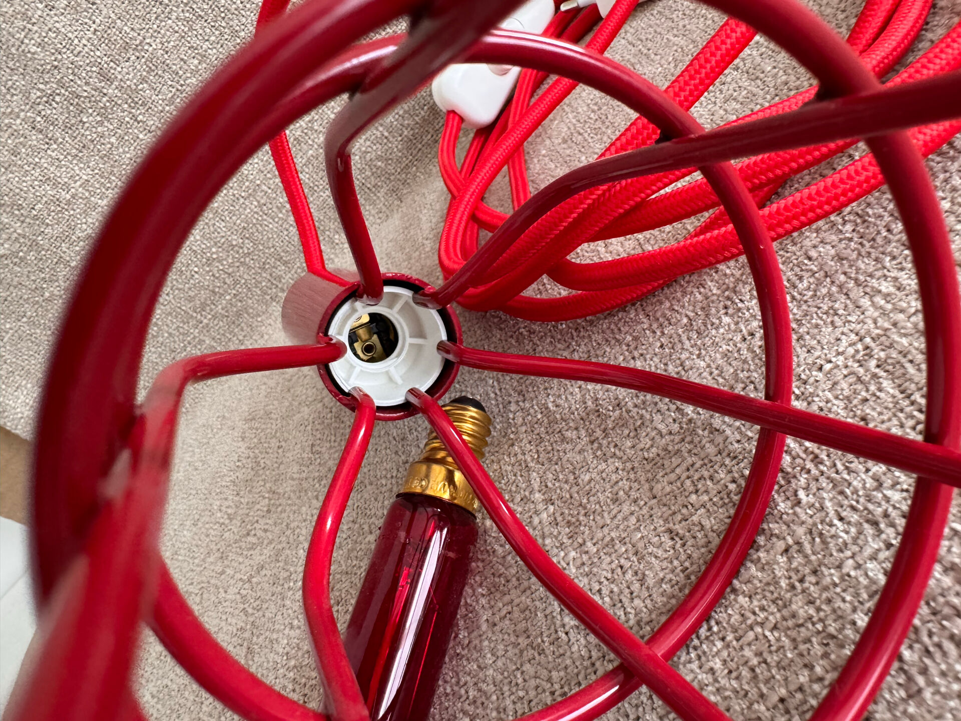 Campari studio 5.5 wire metal collector lamp