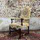 Walnut armchair from louis xiii period from the 17th century
