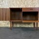 60s 70s teak sideboard Credenza cabinet Danish Modern Design Denmark 70s