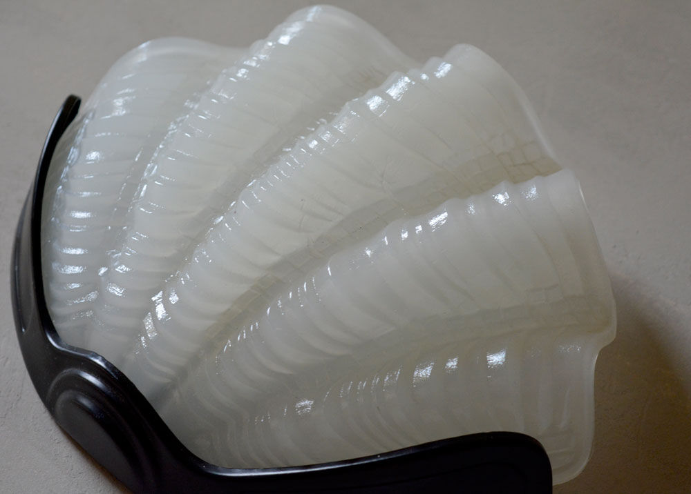 Pair of 1940's Art Deco Clam Shell Wall Lights