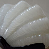 Pair of 1940's Art Deco Clam Shell Wall Lights