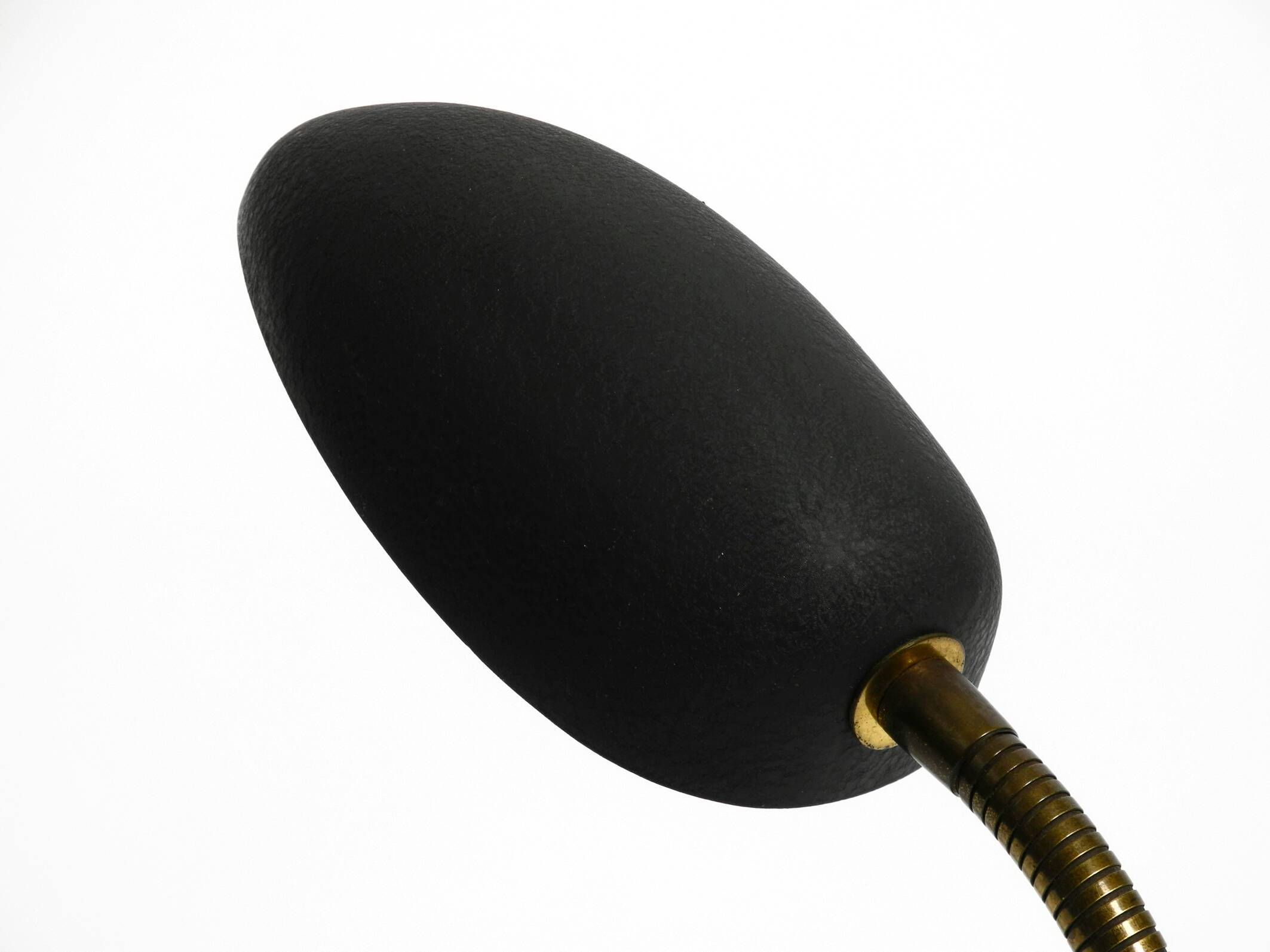 Small 1950s table lamp with metal gooseneck from Gebrüder Cosack Germany