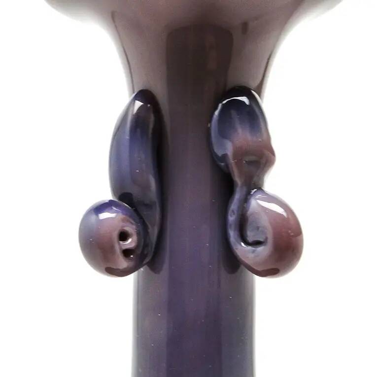 Modernism vase, glass, designed by J. Słuczan-Orkusz, Poland, 1970s